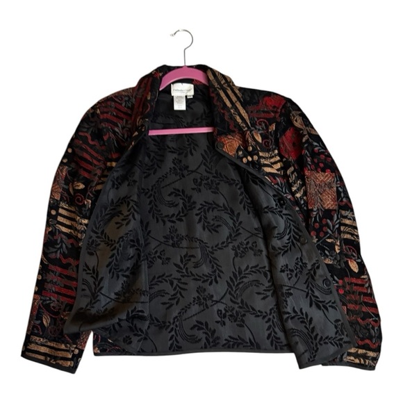 Coldwater Creek Black patchwork jacket - Picture 7 of 7